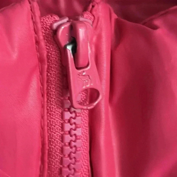 Abercrombie & Fitch Kids Girls Pink Down Puffer Vest Jacket - Picture 4 of 5
